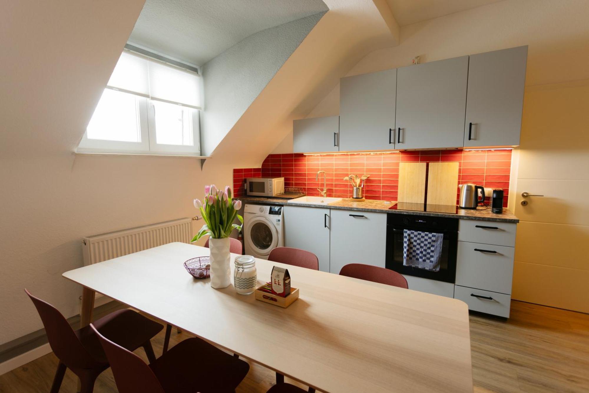 Апартаменты Big Flat With Fresh Renovation, Free Parking, Sonyps, Netflix Дуйсбург Экстерьер фото
